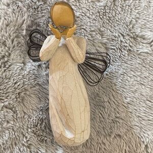 Demdaco Willow Tree 'Bright Star' Figurine in Cream and Gold